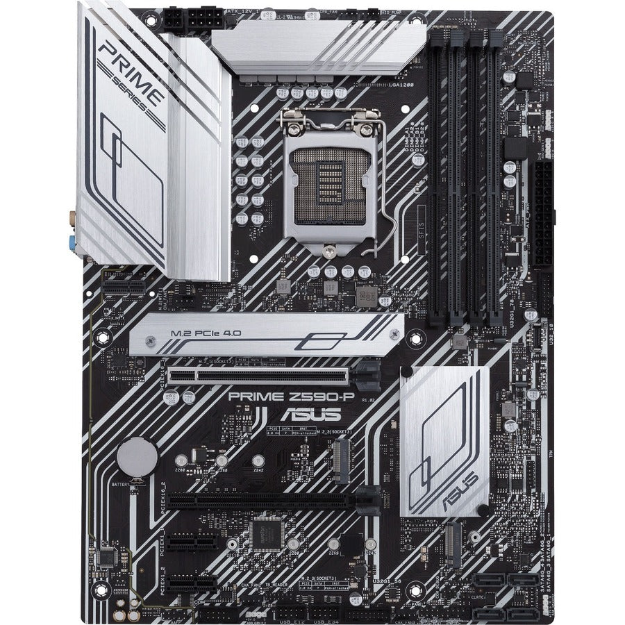 Asus Prime Z590-P Desktop Motherboard - Intel Chipset - Socket LGA-1200 - Intel Optane Memory Ready - ATX PRIME Z590-P