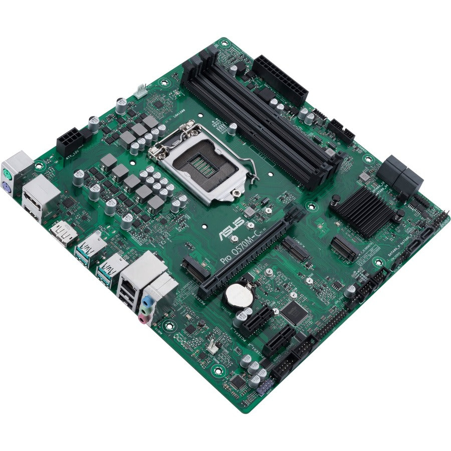 Asus Q570M-C/CSM Desktop Motherboard - Intel Chipset - Socket LGA-1200 - Intel Optane Memory Ready - Micro ATX PRO Q570M-C/CSM