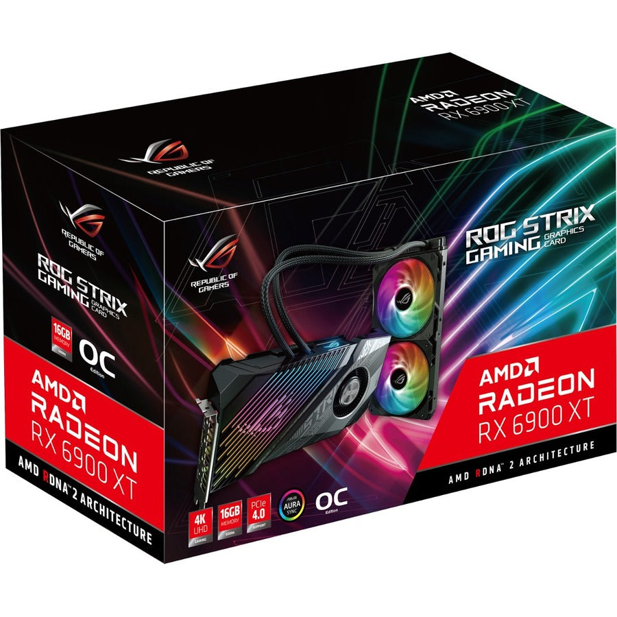 Asus ROG AMD Radeon RX 6900 XT Graphic Card - 16 GB GDDR6 ROG-STRIX-LC-RX6900XT-O16