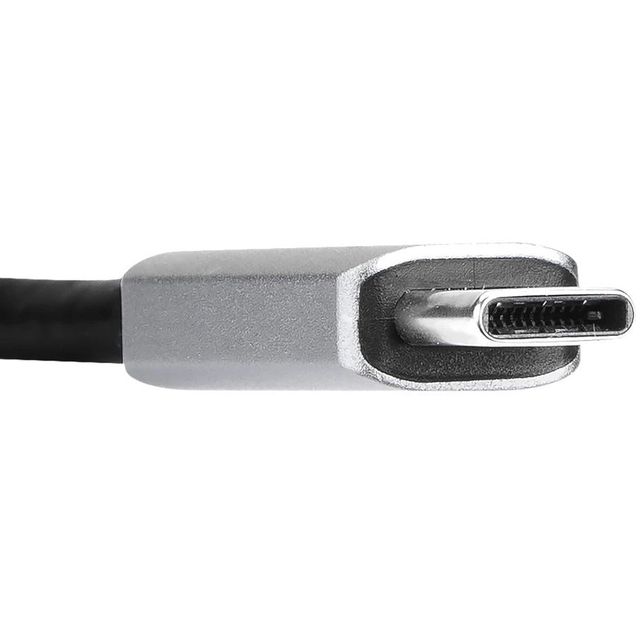 Câble Targus 1M USB-C mâle vers USB-C mâle avec attache USB-A ACC1126GLX