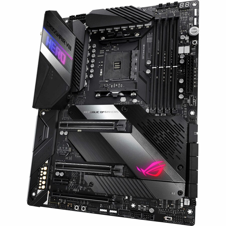 Carte mère de bureau Asus ROG Crosshair VIII Hero - Chipset AMD - Socket AM4 - ATX ROG CROSSHAIR VIII HERO (WI-FI