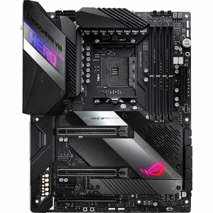 Carte mère de bureau Asus ROG Crosshair VIII Hero - Chipset AMD - Socket AM4 - ATX ROG CROSSHAIR VIII HERO (WI-FI