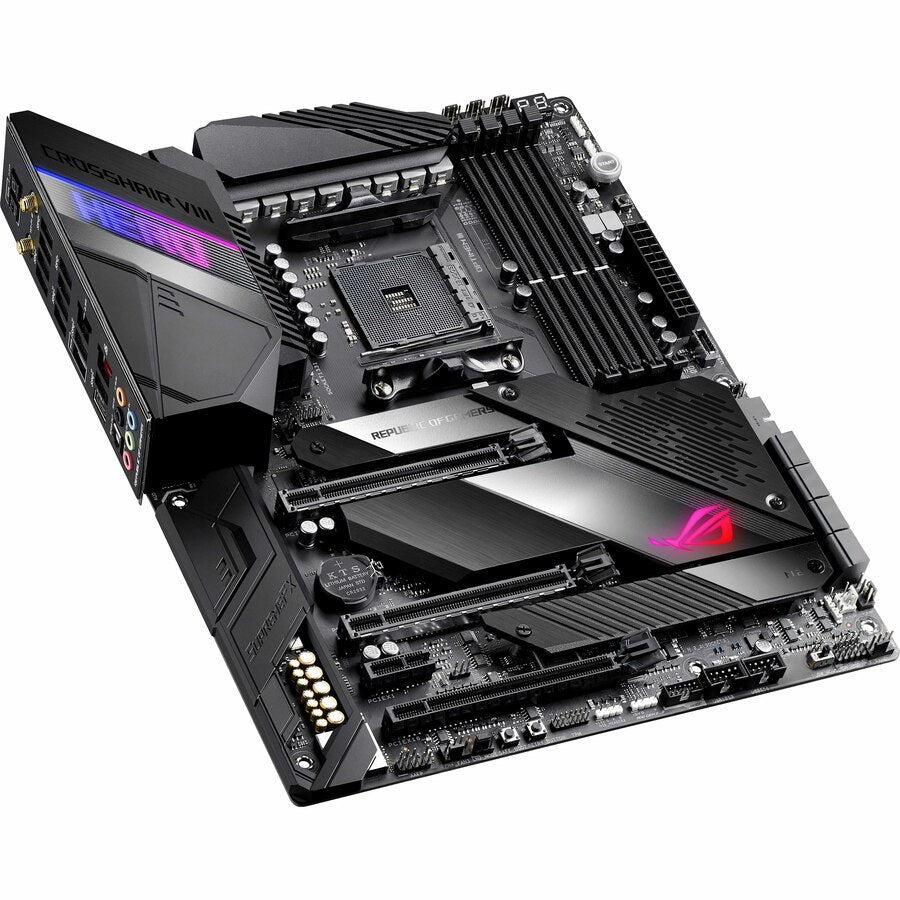 Asus ROG Crosshair VIII Hero Desktop Motherboard - AMD Chipset - Socket AM4 - ATX ROG CROSSHAIR VIII HERO (WI-FI