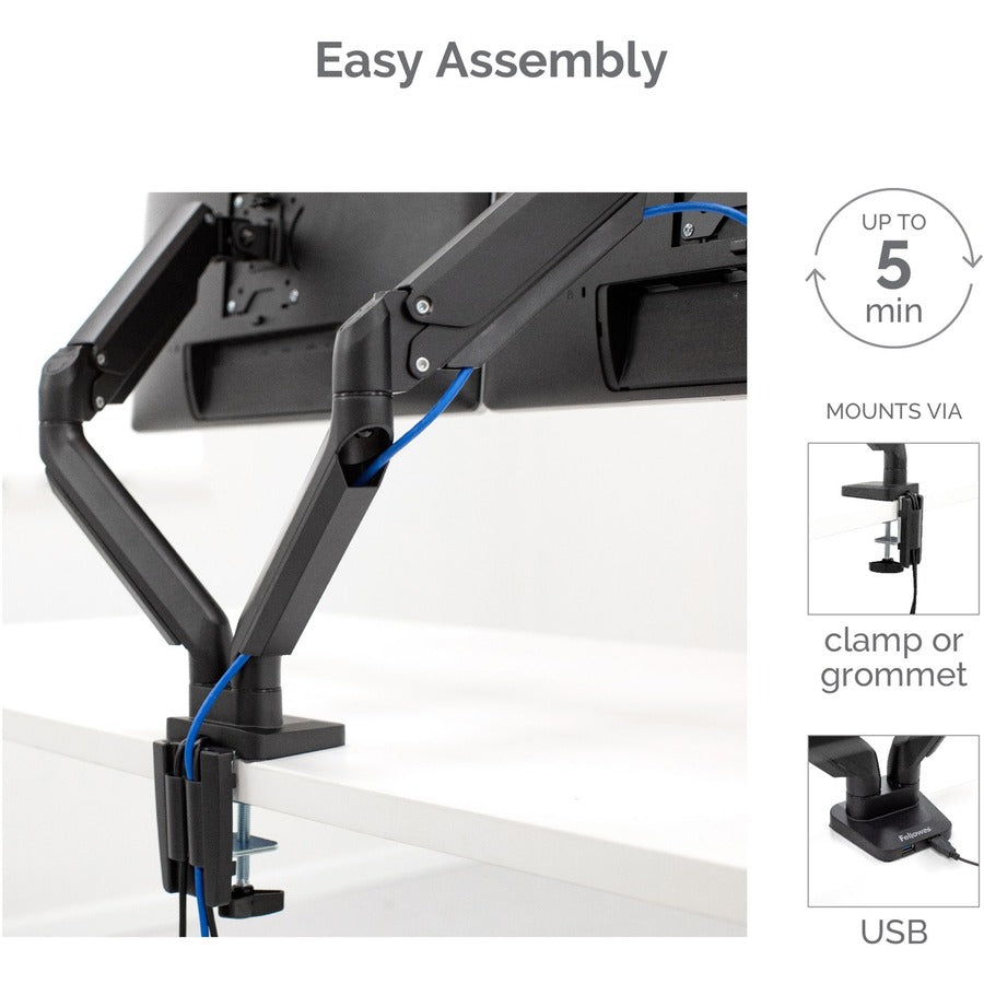 Fellowes Platinum Series Dual Monitor Arm 8042501