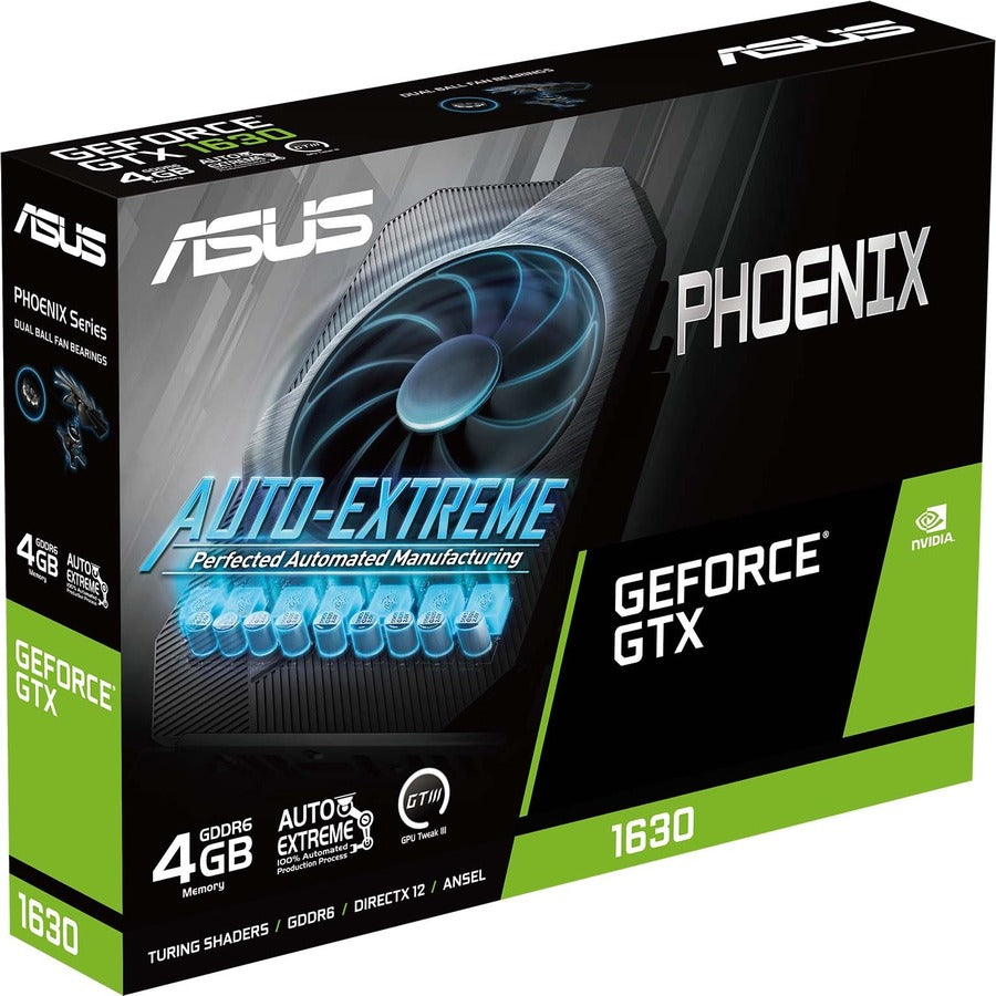 Asus NVIDIA GeForce GTX 1630 Graphic Card - 4 GB GDDR6 PH-GTX1630-4G