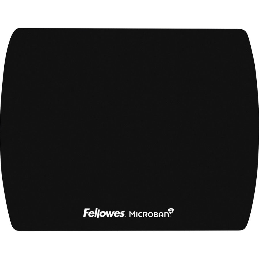 Fellowes Microban&reg; Ultra Thin Mouse Pad - Black 5908101