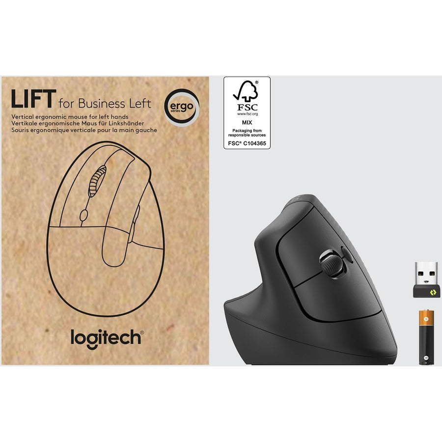 Logitech Lift Ergo Mouse 910-006492