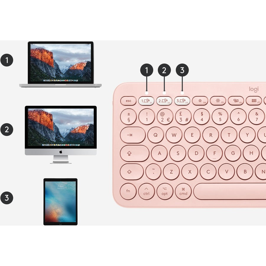 Clavier Bluetooth multi-appareils Logitech K380 pour Mac 920-009728