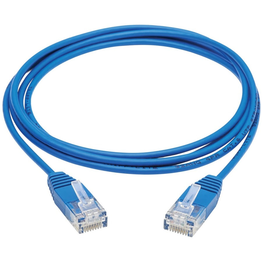 Tripp Lite N200-UR05-BL Cat6 Ultra-Slim Ethernet Cable (RJ45 M/M), Blue, 5 ft. N200-UR05-BL