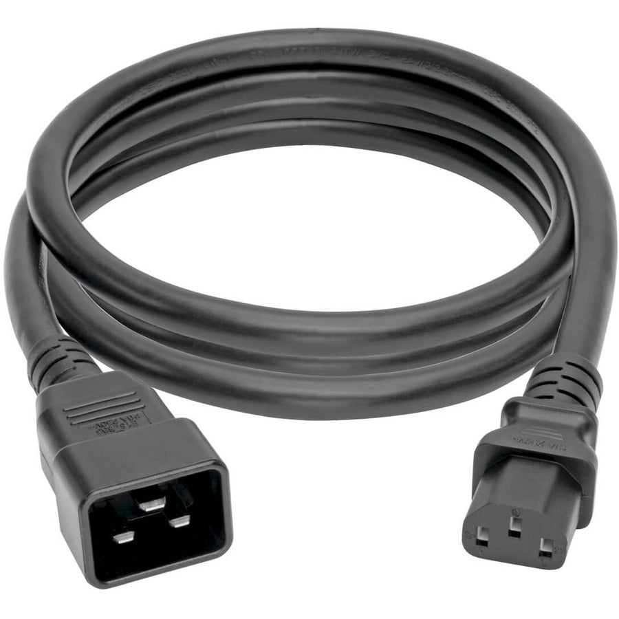 Tripp Lite 7ft PDU Power Cord Cable C13 to C20 Heavy Duty 15A 12AWG 7' P032-007