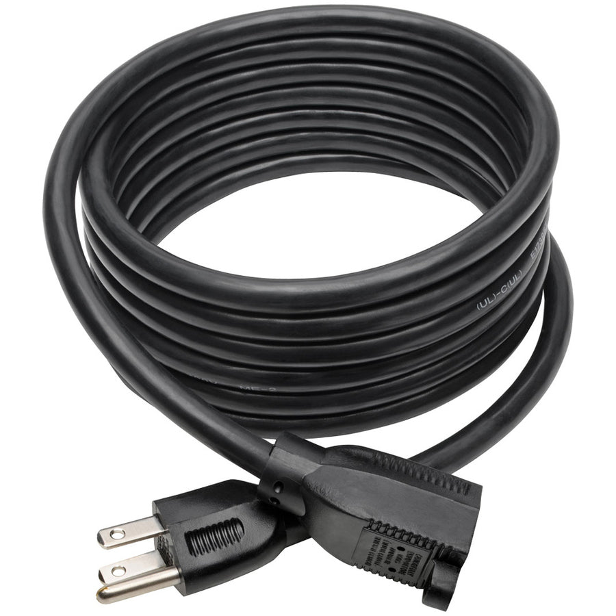 Tripp Lite 10ft Power Cord Extension Cable 5-15P to 5-15R Heavy Duty 15A 14AWG 10' P024-010