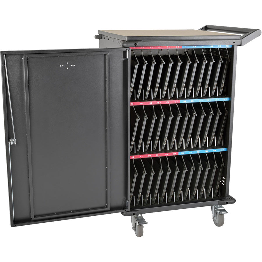 Tripp Lite 36-Device AC Charging Station Cart for Chromebooks and Laptops, Black CSC36AC