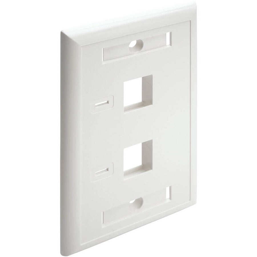 Tripp Lite N042-001-WH Plaque frontale à 2 prises N042-001-WH