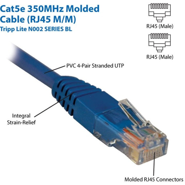 Tripp Lite Cat5e Patch Cable N002-003-BL