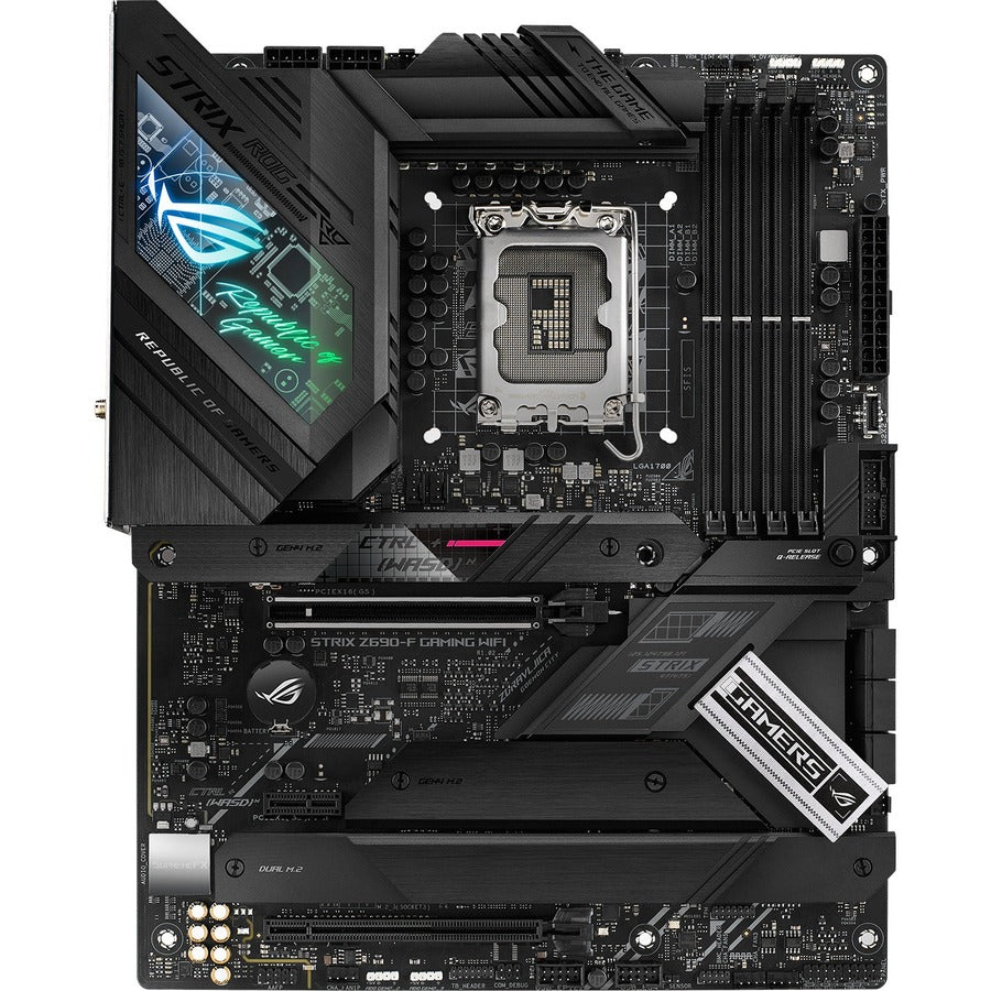 Carte mère de bureau Asus ROG Strix Z690-F GAMING WIFI - Chipset Intel Z690 - Socket LGA-1700 - Intel Optane Memory Ready - ATX ROG STRIX Z690-F GAMING WIFI