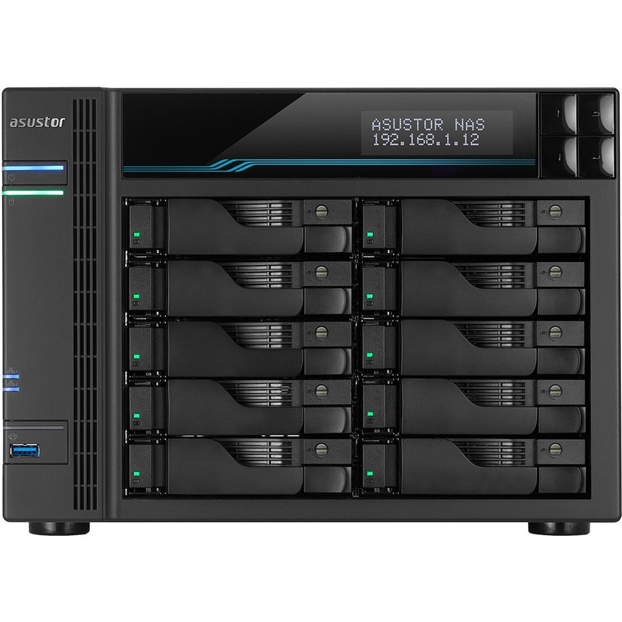 ASUSTOR Lockerstor 10 AS6510T SAN/NAS Storage System AS6510T