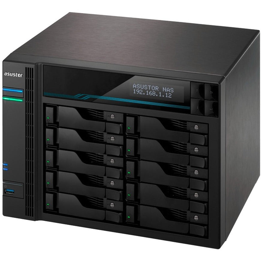 ASUSTOR Lockerstor 10 AS6510T Système de stockage SAN/NAS AS6510T