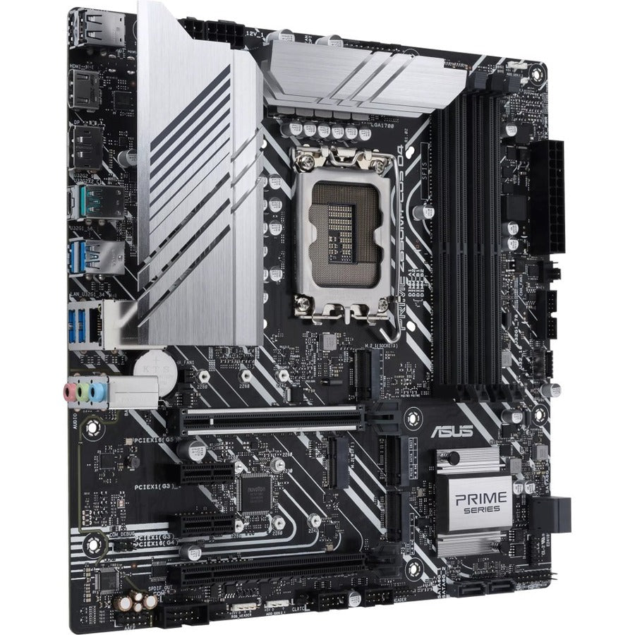 Carte mère de bureau Asus Prime Z690M-PLUS D4 - Chipset Intel Z690 - Socket LGA-1700 - Mémoire Intel Optane Ready - Micro ATX PRIME Z690M-PLUS D4