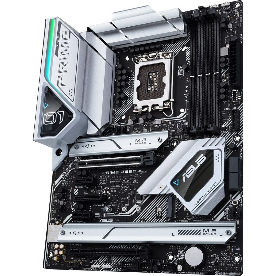 Asus Prime Z690-A Desktop Motherboard - Intel Z690 Chipset - Socket LGA-1700 - Intel Optane Memory Ready - ATX PRIME Z690-A