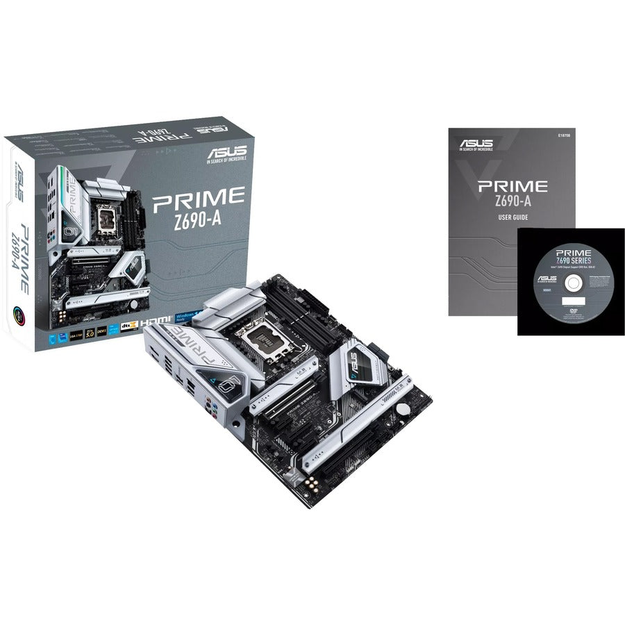 Asus Prime Z690-A Desktop Motherboard - Intel Z690 Chipset - Socket LGA-1700 - Intel Optane Memory Ready - ATX PRIME Z690-A