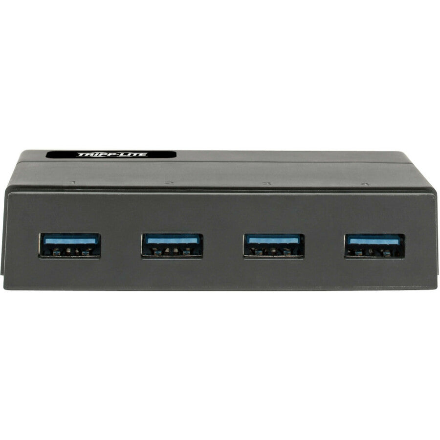 Tripp Lite 4-Port USB 3.0 SuperSpeed Hub for Data and USB Charging - USB-A, BC 1.2, 2.4A U360-004-2F