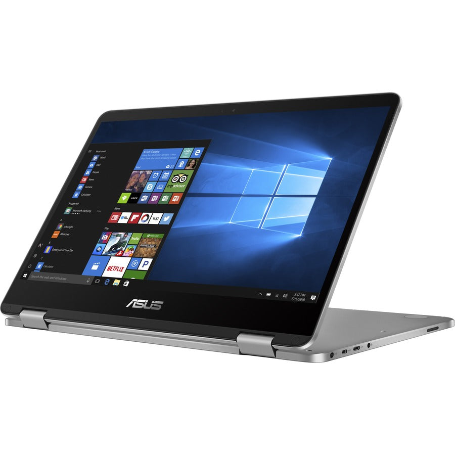 Asus VivoBook Flip 14 J401MA J401MA-SS01T-CB Ordinateur portable 2 en 1 convertible à écran tactile 14" - HD - 1366 x 768 - Intel Celeron N4020 Dual-core (2 Core) 1,10 GHz - 4 Go de RAM totale - 64 Go de mémoire flash - Gris clair J401MA-SS01T-CB