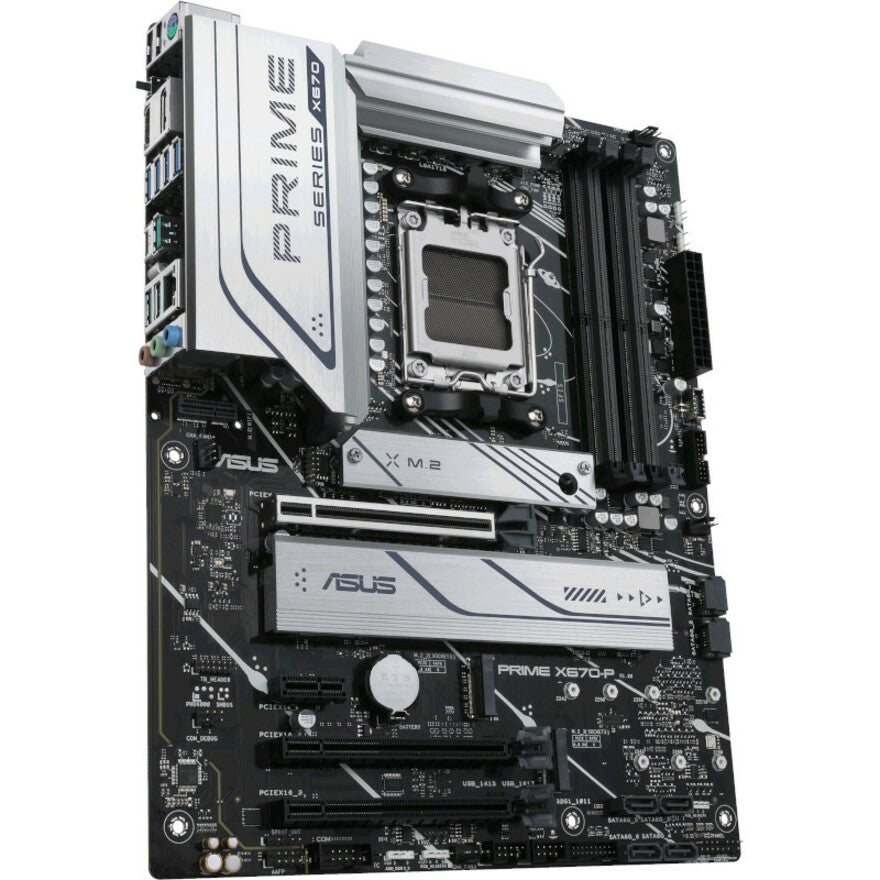 Asus Prime X670-P Desktop Motherboard - AMD X670 Chipset - Socket AM5 - ATX PRIMEX670-P