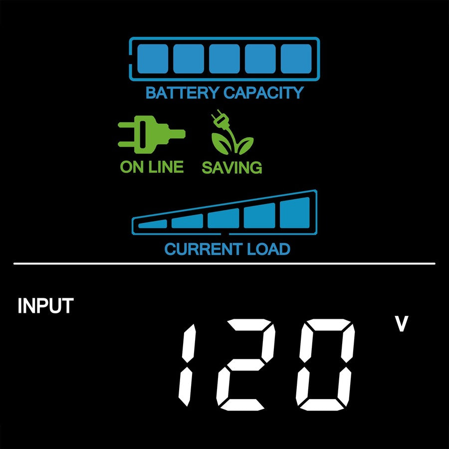 CyberPower Battery Backup LX1500GU3-FC 1500VA Mini-tower UPS LX1500GU3-FC