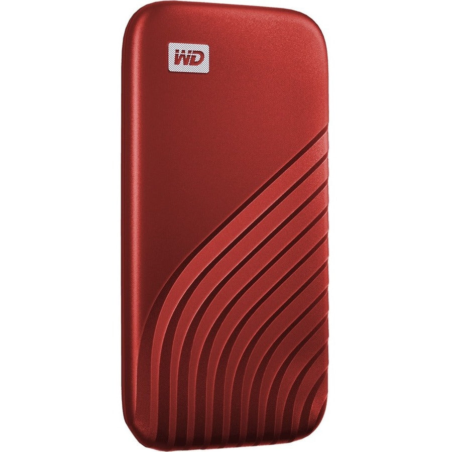 Disque SSD portable WD My Passport WDBAGF0020BRD-WESN 2 To - Externe - Rouge WDBAGF0020BRD-WESN