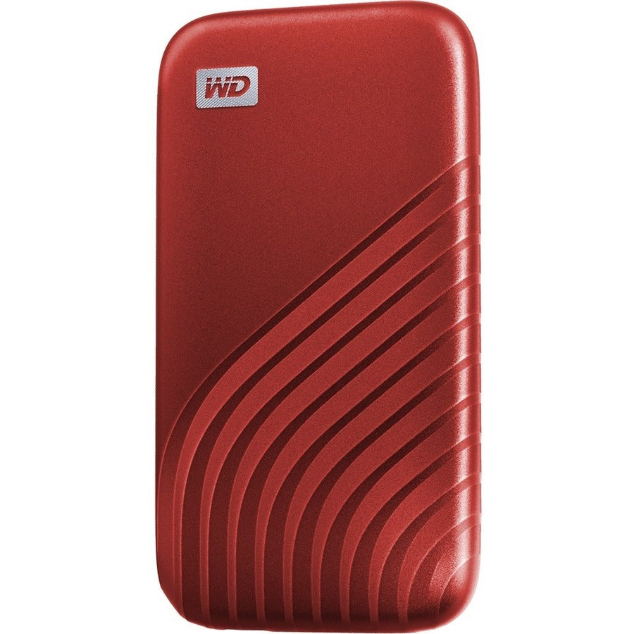 Disque SSD portable WD My Passport WDBAGF0020BRD-WESN 2 To - Externe - Rouge WDBAGF0020BRD-WESN