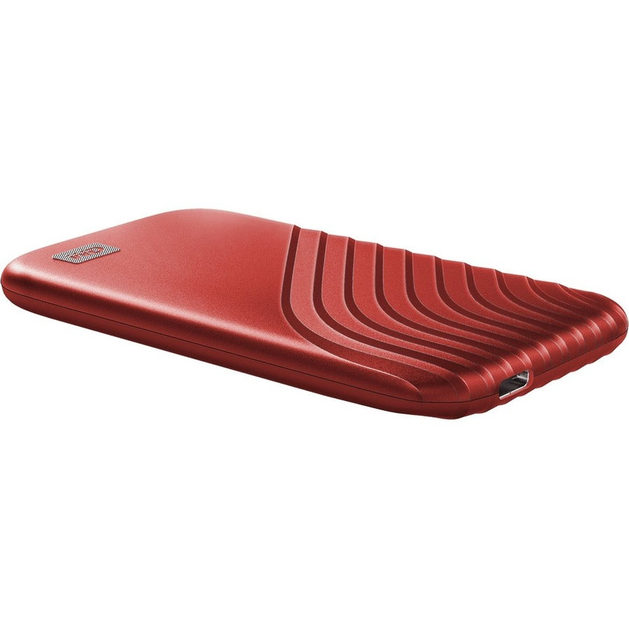 Disque SSD portable WD My Passport WDBAGF0020BRD-WESN 2 To - Externe - Rouge WDBAGF0020BRD-WESN