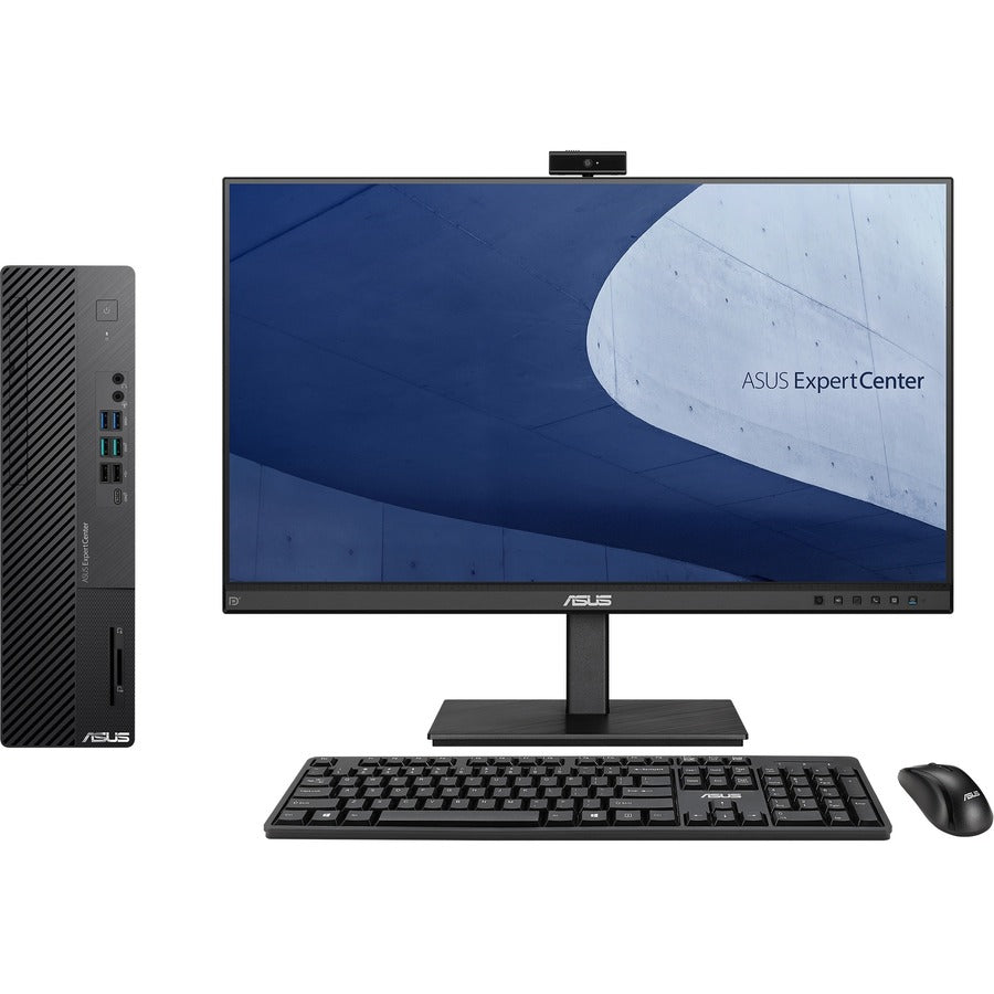 Ordinateur de bureau Asus ExpertCenter D700SD-Q73P - Intel Core i7 12e génération i7-12700 Dodeca-core (12 cœurs) 2,10 GHz - 8 Go de RAM DDR4 SDRAM - 512 Go M.2 PCI Express NVMe SSD - Petit facteur de forme - Noir D700SD-Q73P