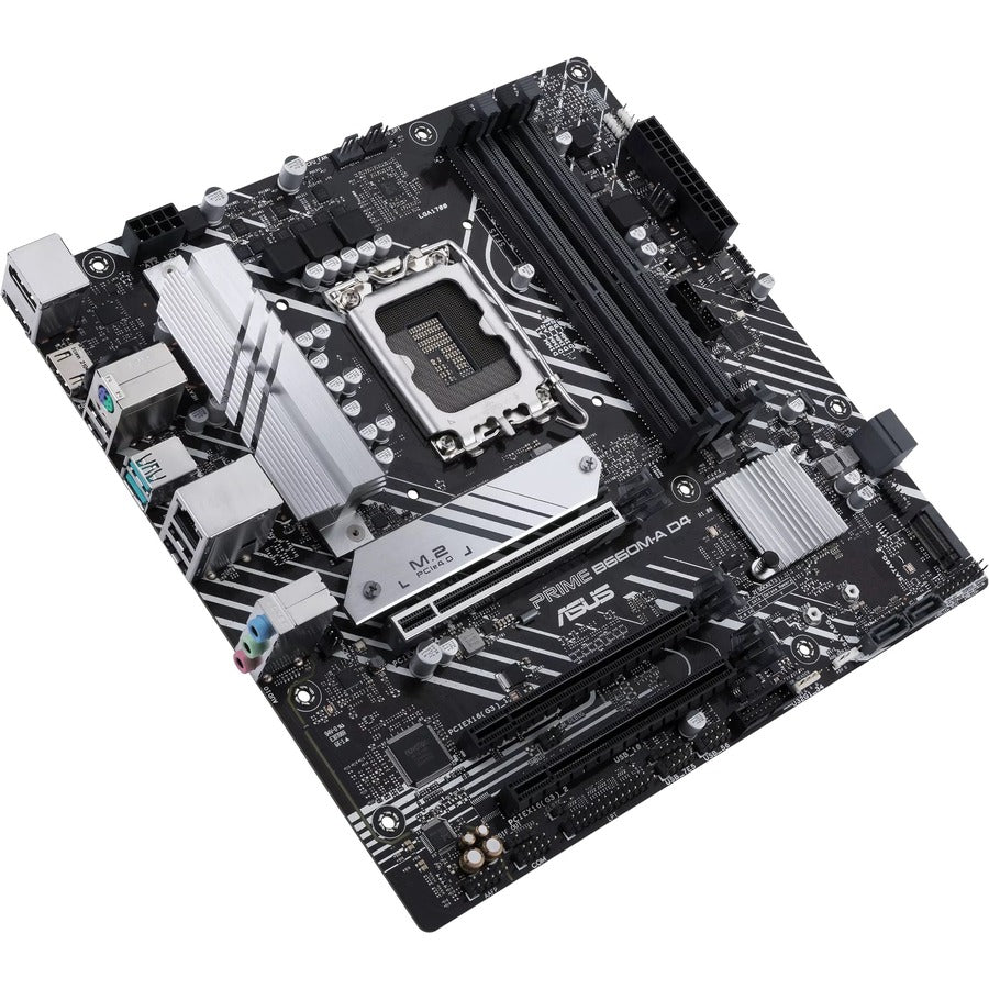 Asus Prime B660M-A D4 Desktop Motherboard - Intel B660 Chipset - Socket LGA-1700 - Intel Optane Memory Ready - Micro ATX PRIME B660M-A D4