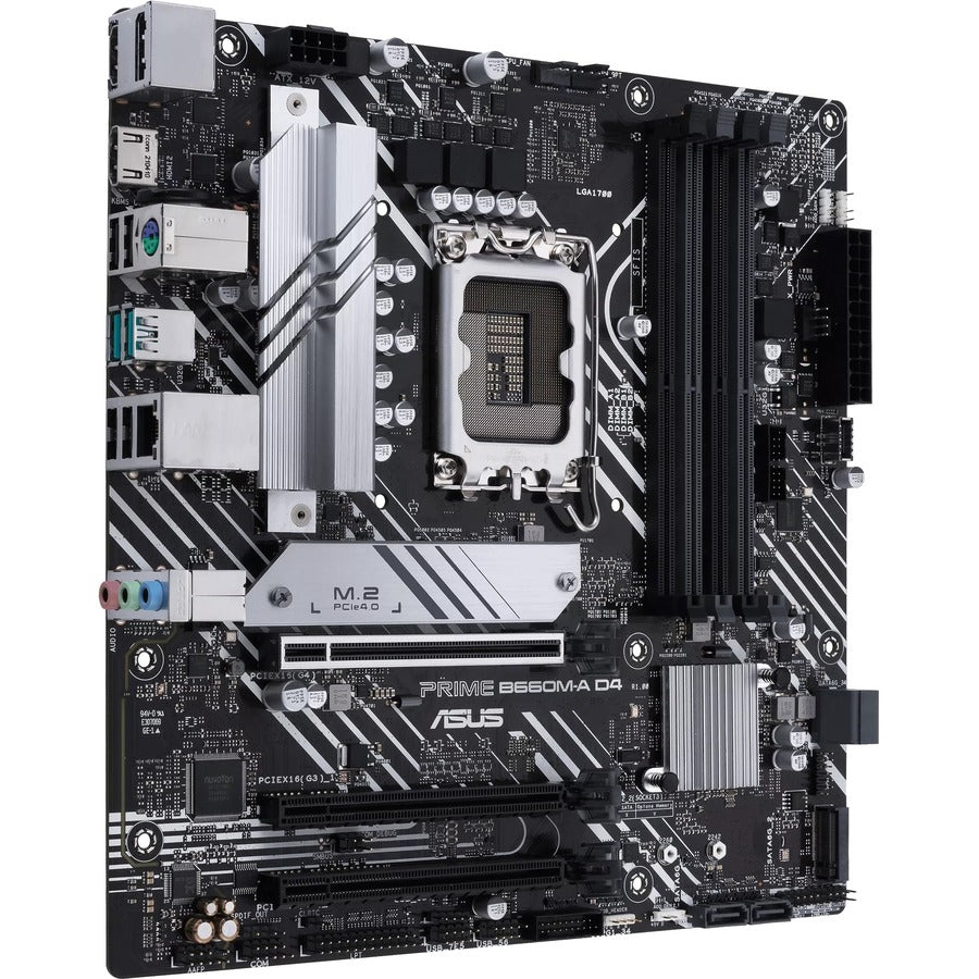 Asus Prime B660M-A D4 Desktop Motherboard - Intel B660 Chipset - Socket LGA-1700 - Intel Optane Memory Ready - Micro ATX PRIME B660M-A D4