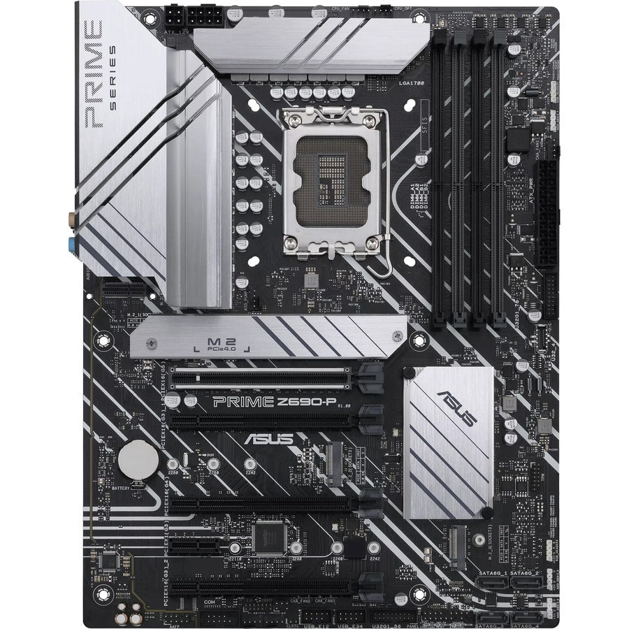 Asus Prime Z690-P Desktop Motherboard - Intel Z690 Chipset - Socket LGA-1700 - Intel Optane Memory Ready - ATX PRIME Z690-P