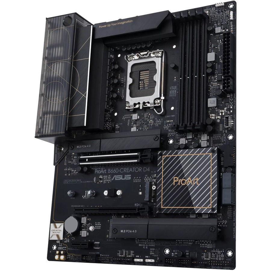 Asus ProArt B660-CREATOR D4 Desktop Motherboard - Intel B660 Chipset - Socket LGA-1700 - Intel Optane Memory Ready - ATX PROART B660-CREATOR D4