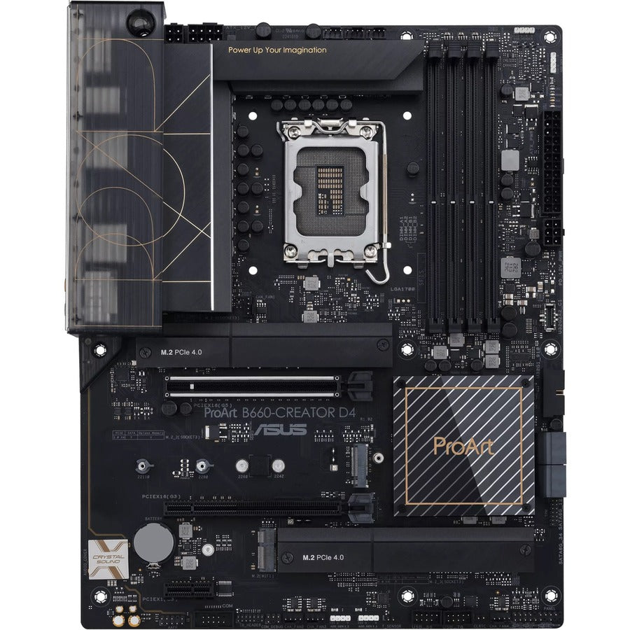 Asus ProArt B660-CREATOR D4 Desktop Motherboard - Intel B660 Chipset - Socket LGA-1700 - Intel Optane Memory Ready - ATX PROART B660-CREATOR D4