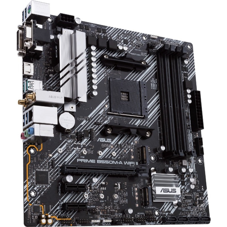 Carte mère de bureau Asus Prime B550M-A WIFI II - Chipset AMD B550 - Socket AM4 - Micro ATX PRIME B550M-A WIFI II