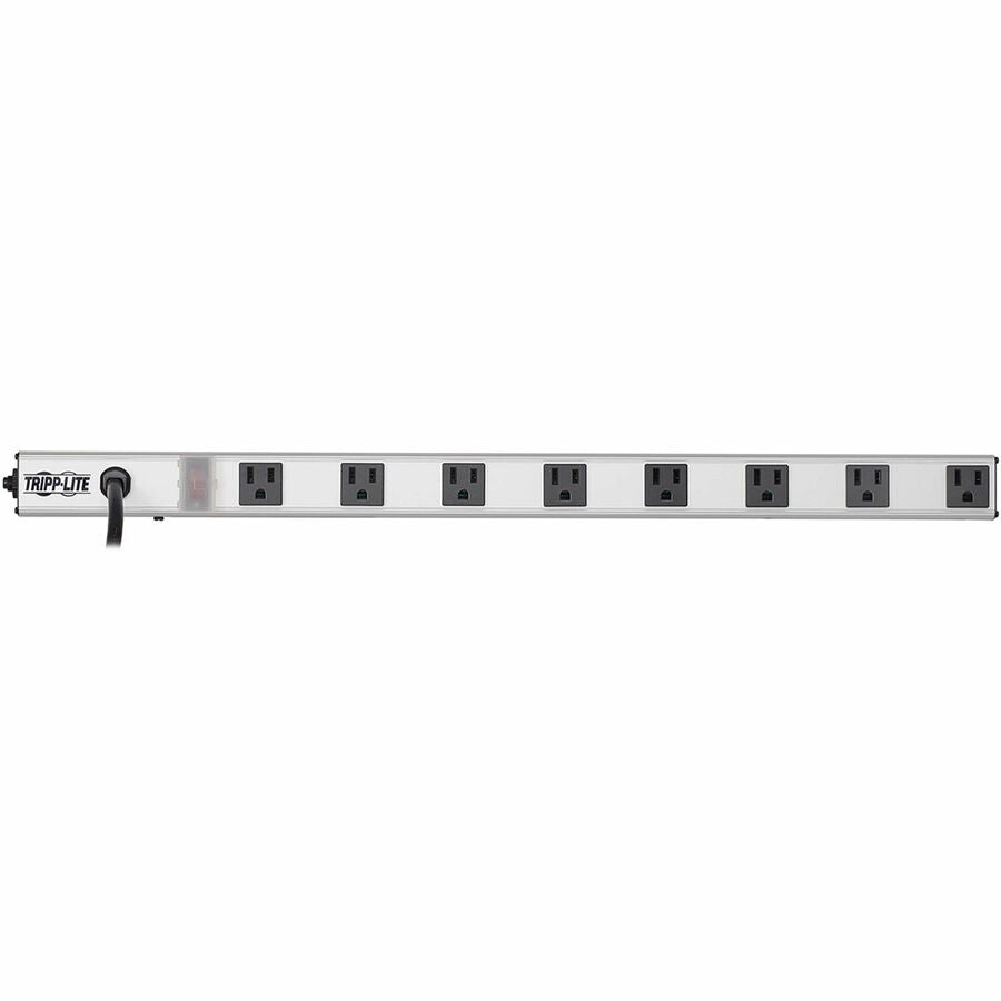 Tripp Lite 8 Right-Angle Outlet Vertical Power Strip, 120V, 15A, 15-ft. Cord, 5-15P, 24 in. PS2408RA