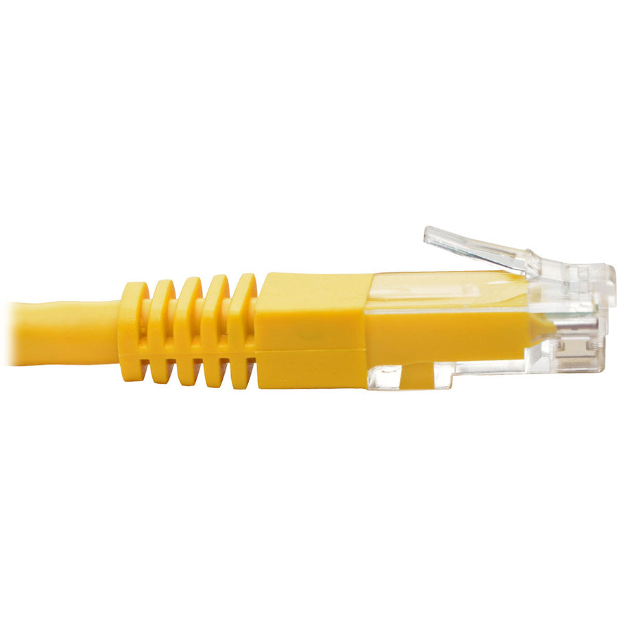 Tripp Lite Cat6 Gigabit Molded Patch Cable (RJ45 M/M), Yellow, 2 ft N200-002-YW