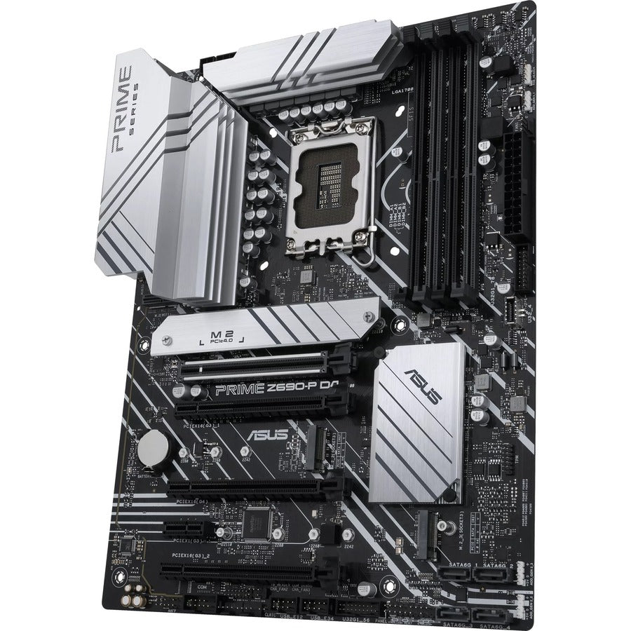Asus Prime Z690-P D4 Desktop Motherboard - Intel Z690 Chipset - Socket LGA-1700 - Intel Optane Memory Ready - ATX PRIME Z690-P D4