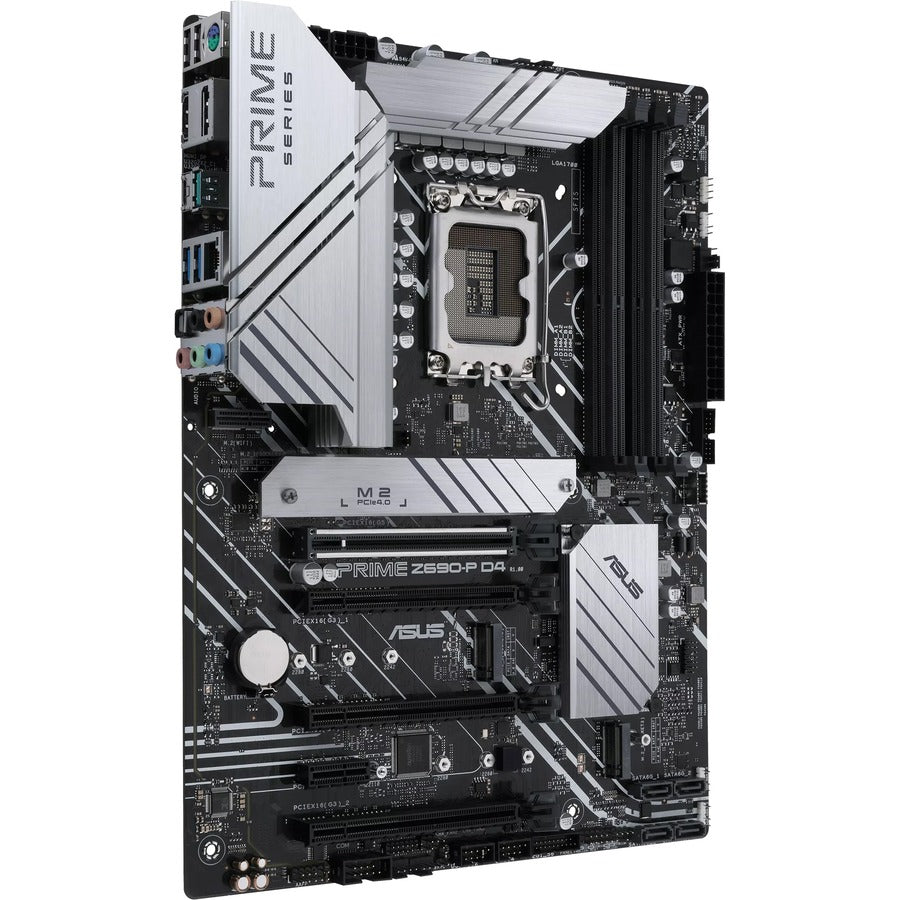 Asus Prime Z690-P D4 Desktop Motherboard - Intel Z690 Chipset - Socket LGA-1700 - Intel Optane Memory Ready - ATX PRIME Z690-P D4