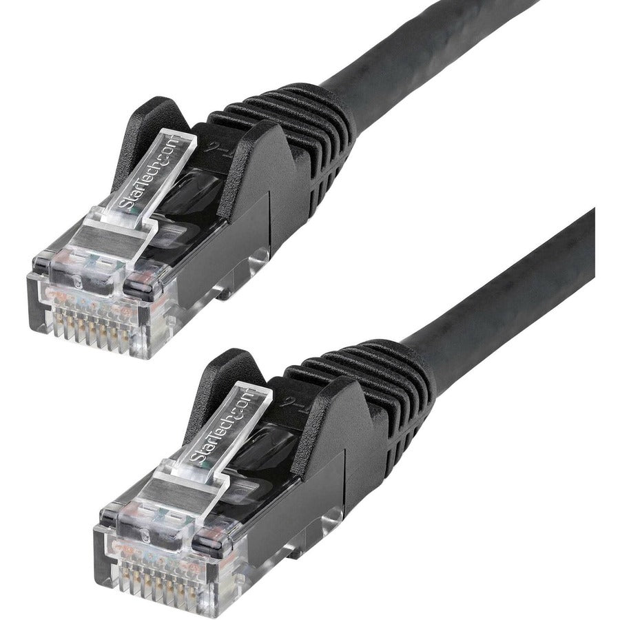 StarTech.com Câble Ethernet CAT6 6 pouces - Gigabit sans accroc noir - Cordon de brassage PoE UTP 650 MHz catégorie 6 100 W Câblage certifié UL/TIA N6PATCH6INBK