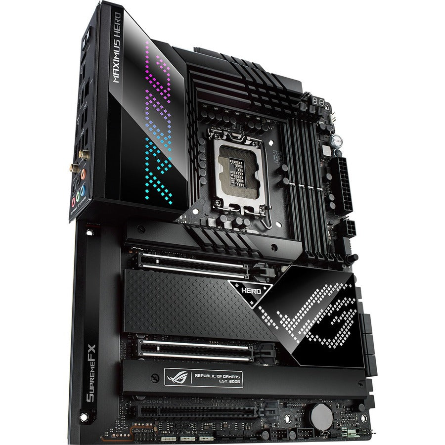 Asus ROG Maximus Z690 Hero Desktop Motherboard - Intel Z690 Chipset - Socket LGA-1700 - Intel Optane Memory Ready - ATX ROG MAXIMUS Z690 HERO