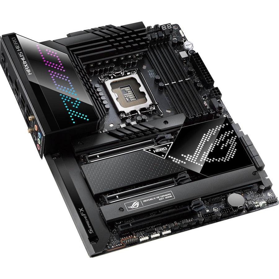 Asus ROG Maximus Z690 Hero Desktop Motherboard - Intel Z690 Chipset - Socket LGA-1700 - Intel Optane Memory Ready - ATX ROG MAXIMUS Z690 HERO