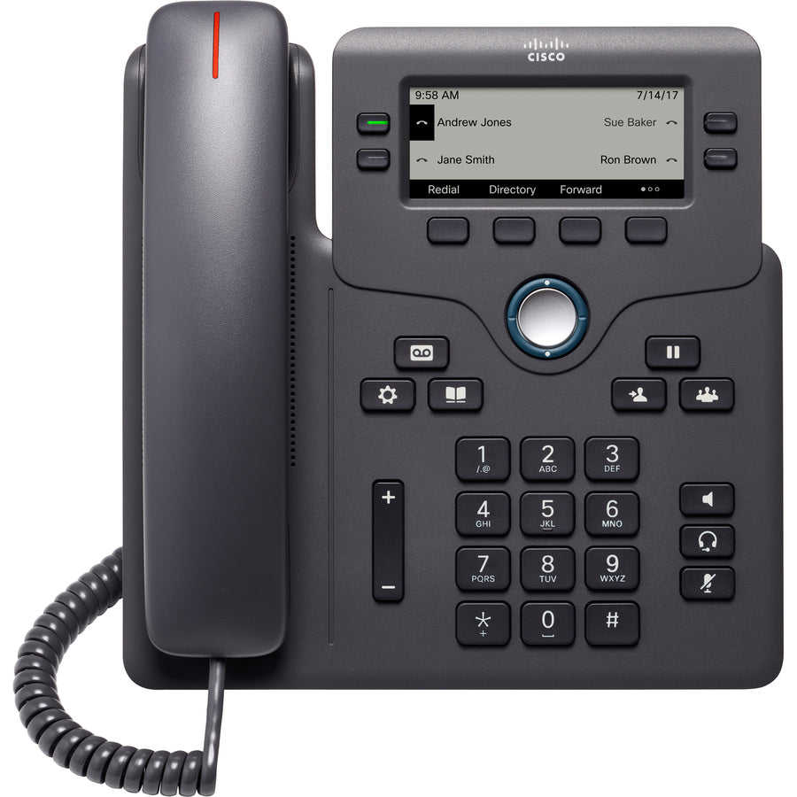 Cisco 6851 IP Phone - Corded - Charcoal CP-6851-3PCC-K9=