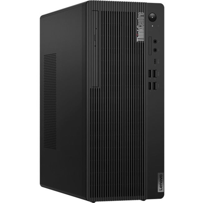 Ordinateur de bureau Lenovo ThinkCentre M80t Gen 3 11TE0004US - Intel Core i5 12e génération i5-12500 Hexa-core (6 cœurs) 3 GHz - 8 Go RAM DDR5 SDRAM - 256 Go M.2 PCI Express NVMe 4.0 SSD - Tour - Raven Black 11TE0004US