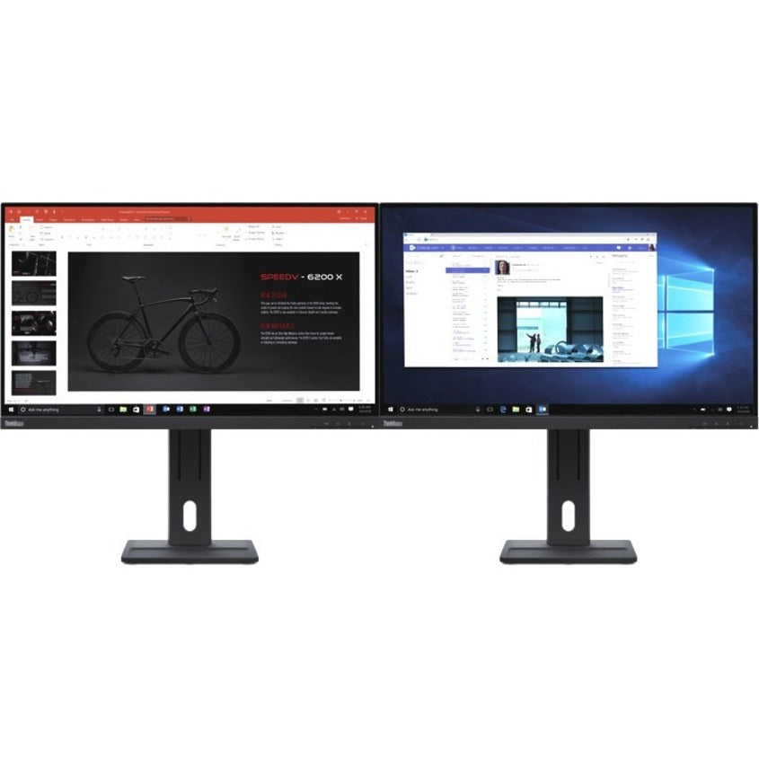 Lenovo ThinkVision E27q-20 27" WQHD WLED LCD Monitor - 16:9 - Raven Black 62D0GAR1US