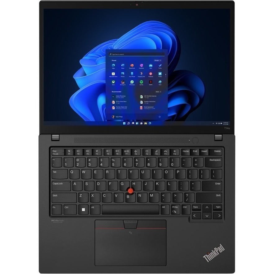 Lenovo ThinkPad T14s Gen 3 21CQ000HCA 14" Notebook - WUXGA - 1920 x 1200 - AMD Ryzen 5 PRO 6650U Hexa-core (6 Core) 2.90 GHz - 16 GB Total RAM - 256 GB SSD - Black 21CQ000HCA
