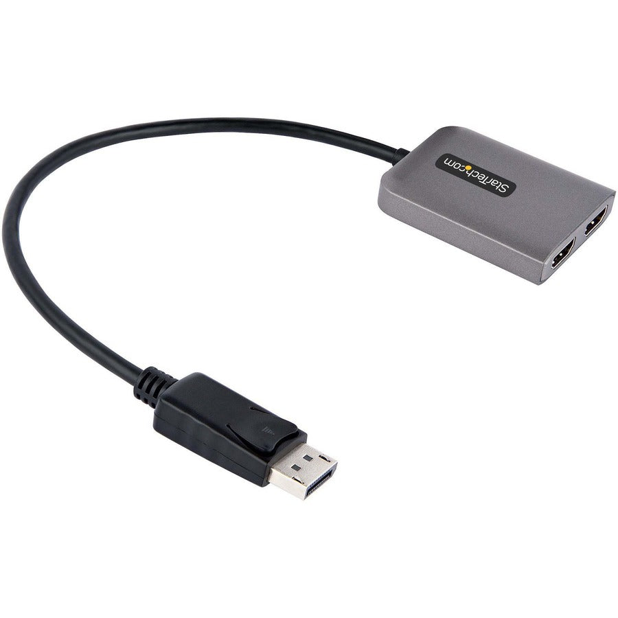 StarTech.com HUB DP vers double HDMI MST, double HDMI 4K 60 Hz, adaptateur multi-moniteur DisplayPort 2 ports avec câble de 30 cm, DP 1.4 | DSC | HBR3 MST14DP122HD